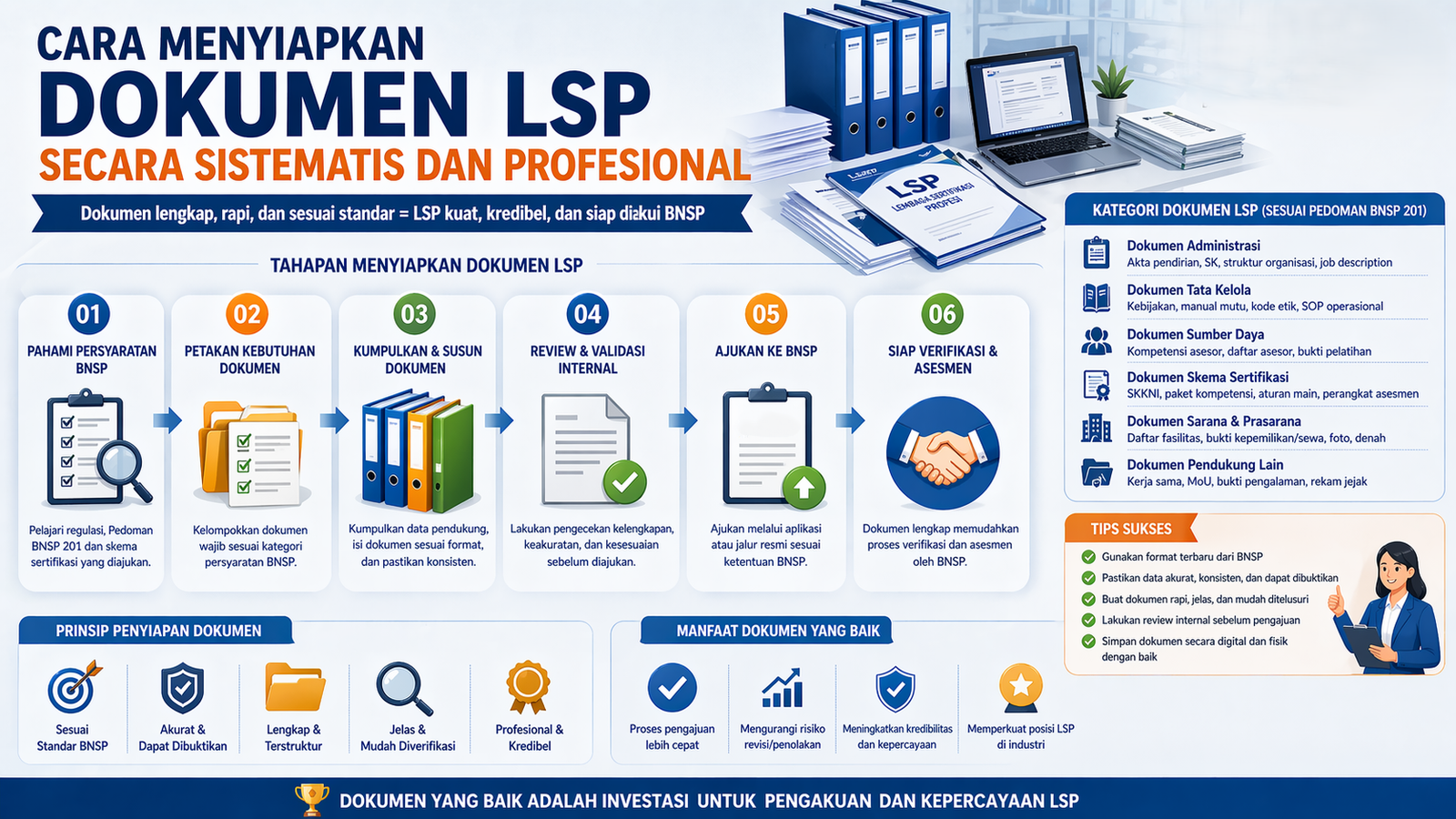Cara Menyiapkan Dokumen LSP Secara Sistematis dan Profesional