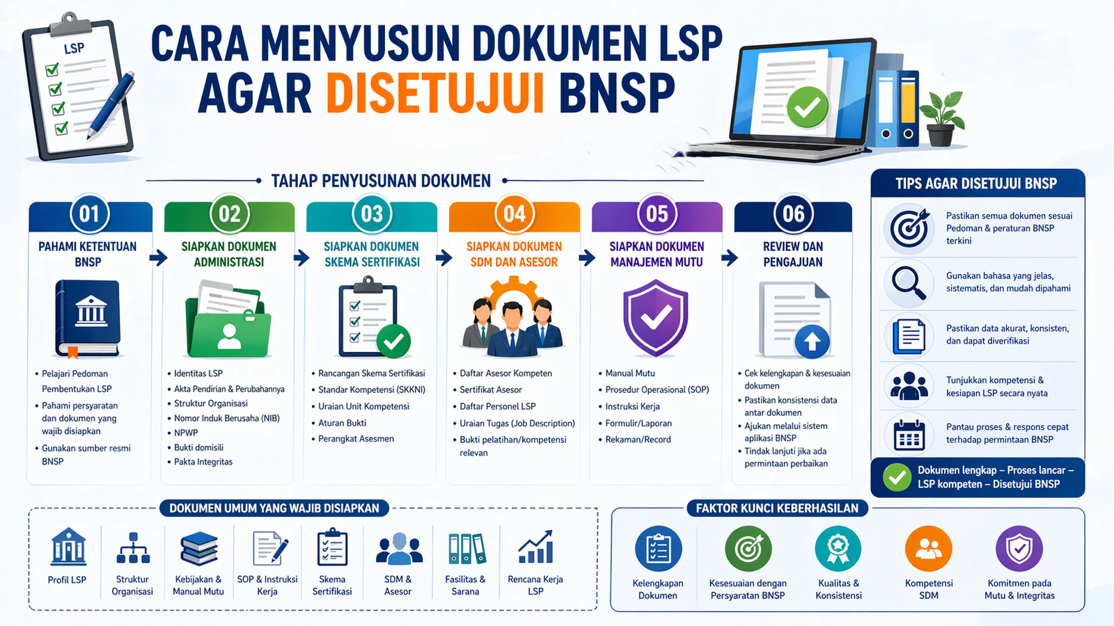 Cara Menyusun Dokumen LSP agar Disetujui BNSP