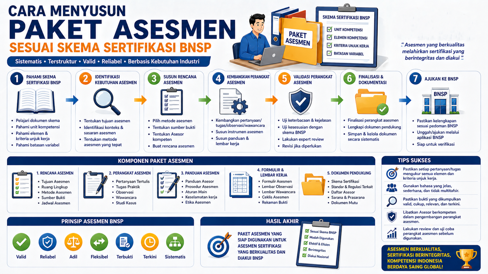 Cara Menyusun Paket Asesmen Sesuai Skema Sertifikasi BNSP