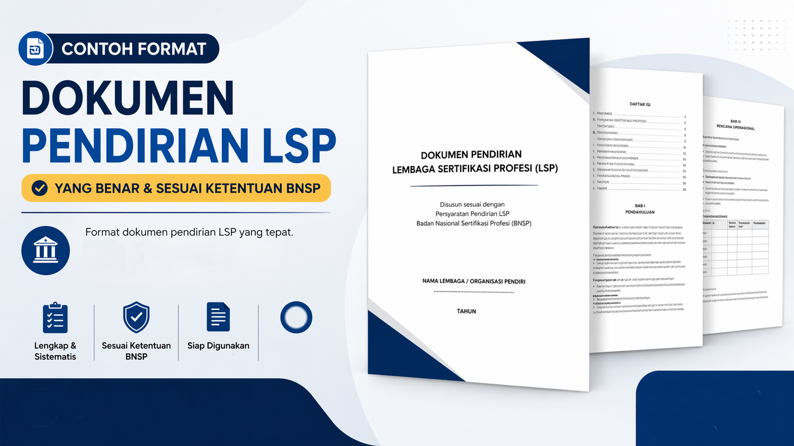 Contoh Format Dokumen Pendirian LSP yang Benar