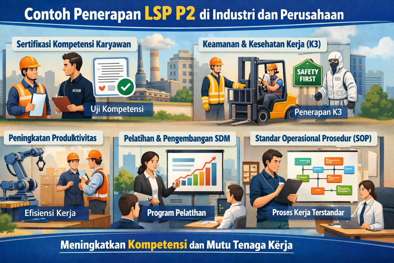 Contoh Penerapan LSP P2 di Industri dan Perusahaan