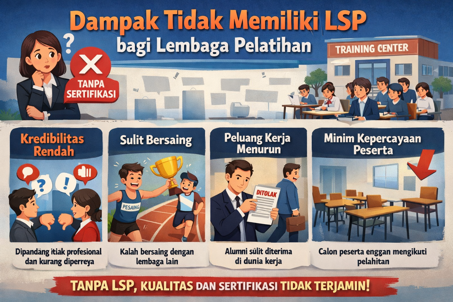 Dampak Tidak Memiliki LSP bagi Lembaga Pelatihan