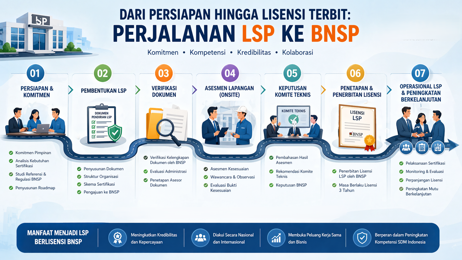 Dari Persiapan hingga Lisensi Terbit Perjalanan LSP ke BNSP