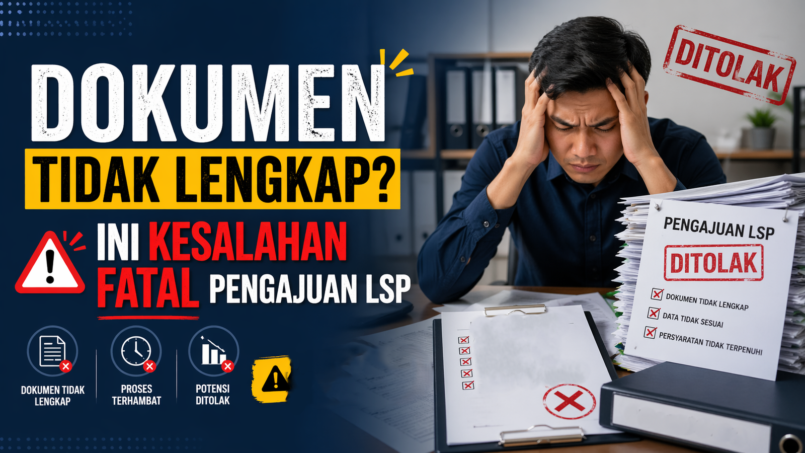 Dokumen Tidak Lengkap Ini Kesalahan Fatal Pengajuan LSP