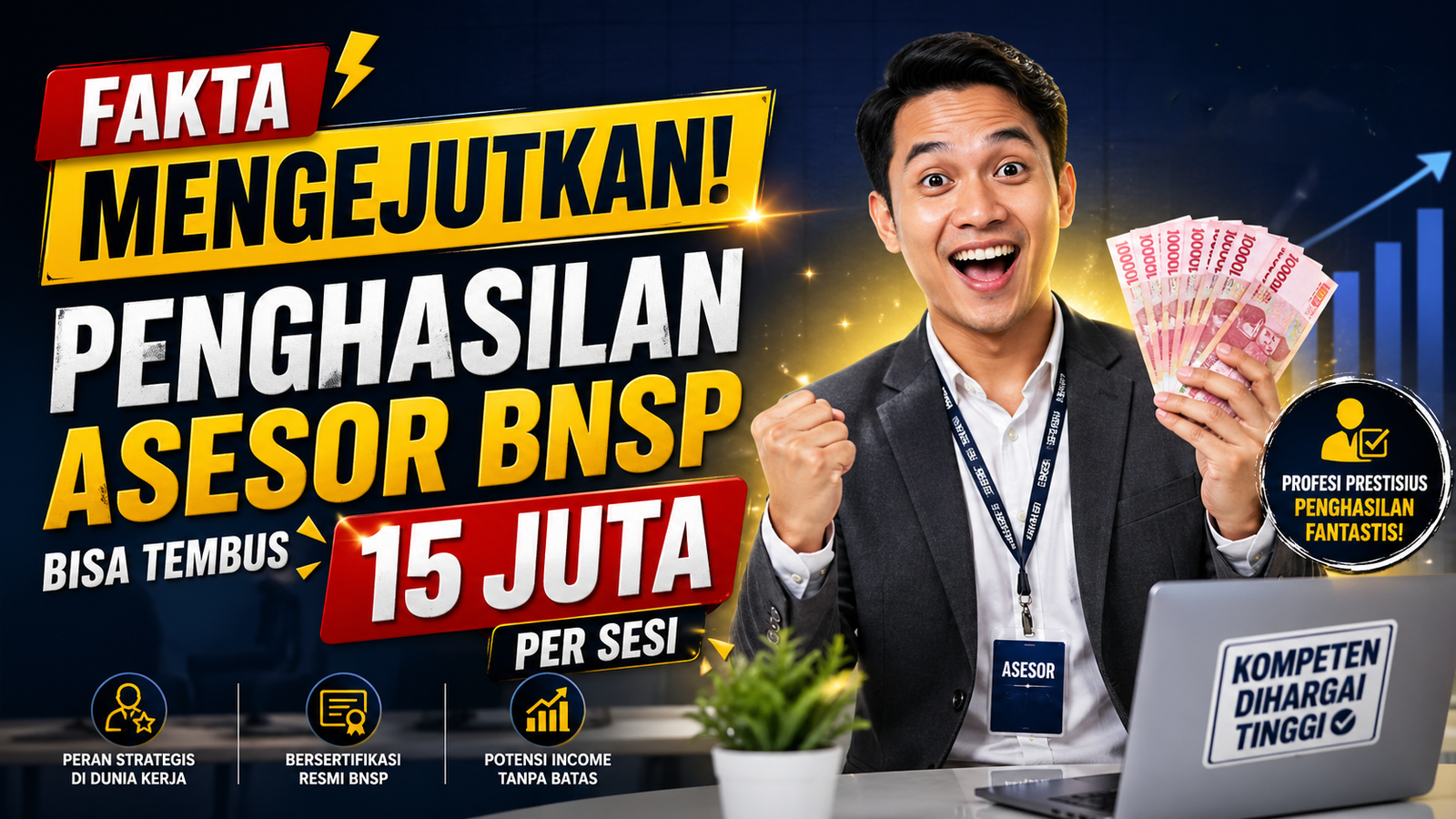 Fakta Mengejutkan Penghasilan Asesor BNSP Bisa Tembus 15 Juta per Sesi