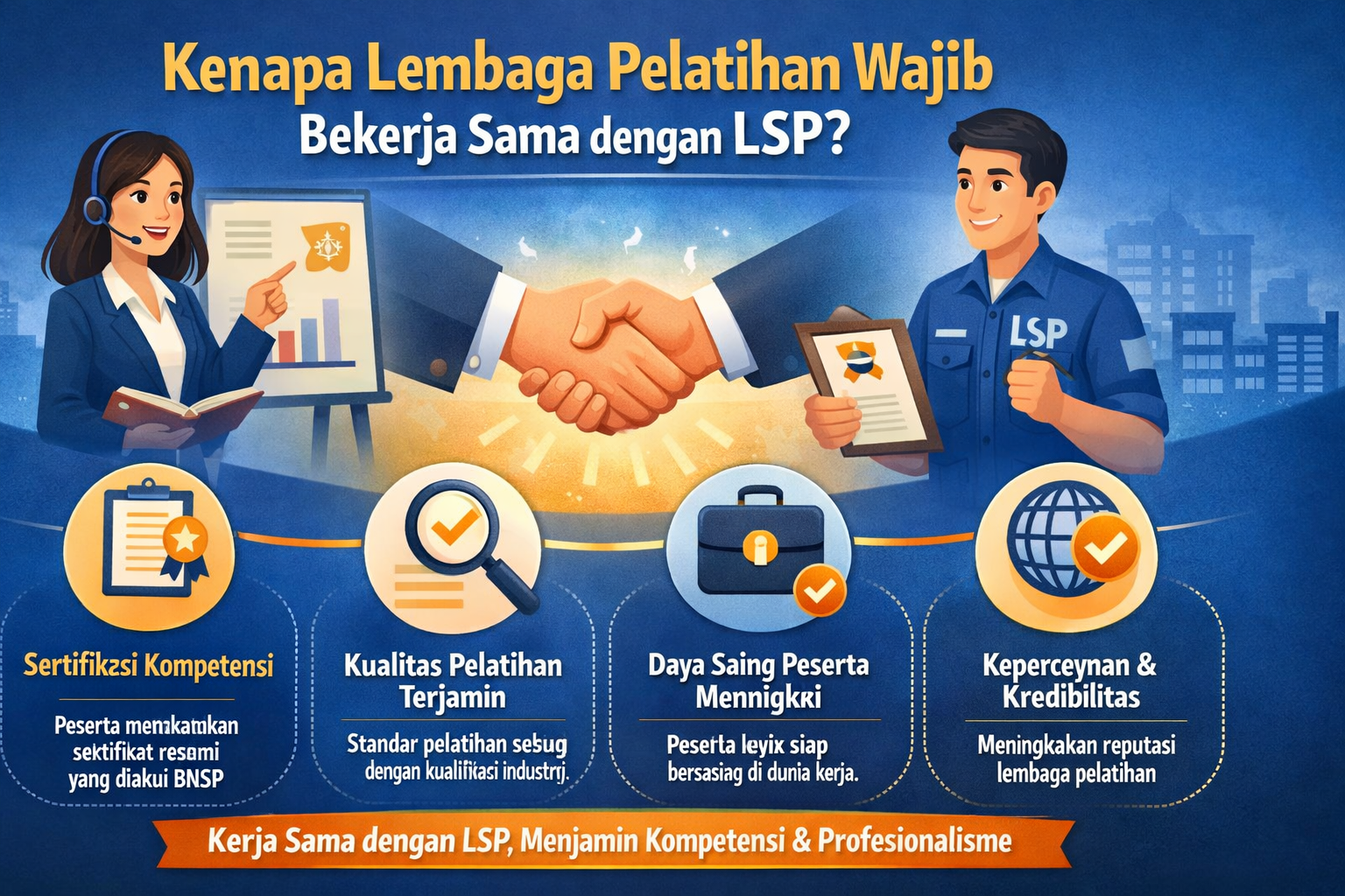 Kenapa Lembaga Pelatihan Wajib Bekerja Sama Dengan LSP?