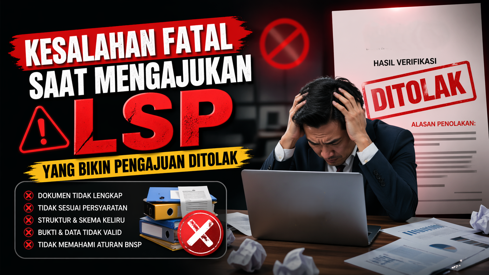Kesalahan Fatal Saat Mengajukan LSP yang Bikin Pengajuan Ditolak