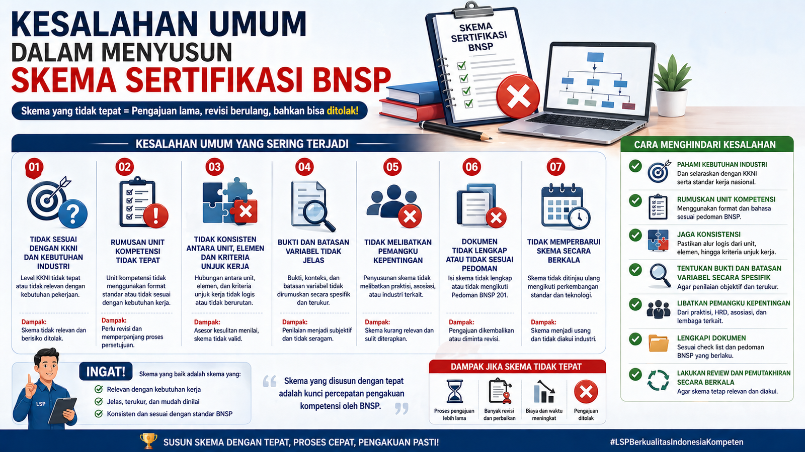 Kesalahan Umum dalam Menyusun Skema Sertifikasi BNSP
