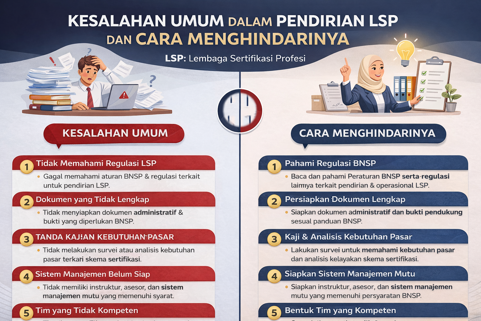 Kesalahan Umum dalam Pendirian LSP dan Cara Menghindarinya