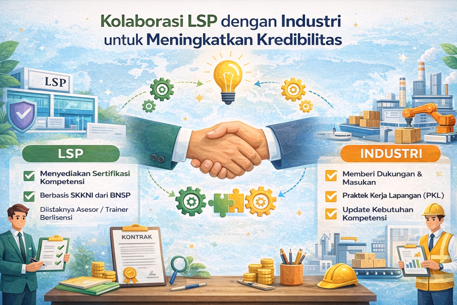 Kolaborasi LSP dengan Industri untuk Meningkatkan Kredibilitas
