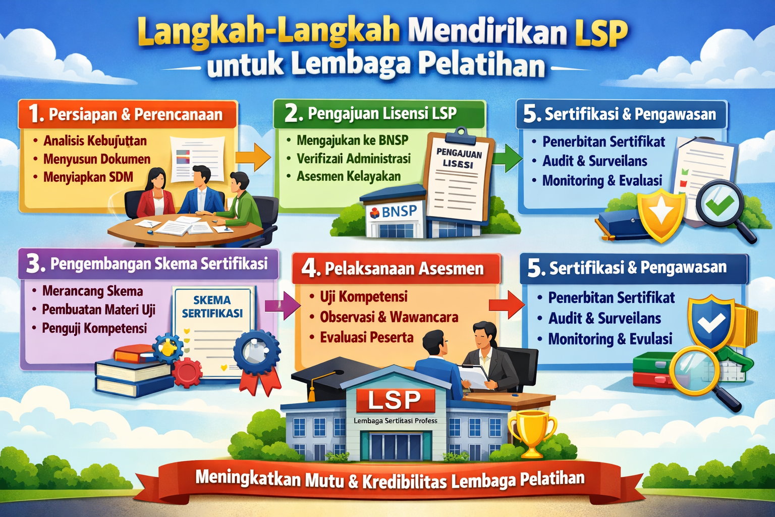 Langkah-langkah Mendirikan Lembaga Sertifikasi Profesi (LSP) untuk Lembaga Pelatihan