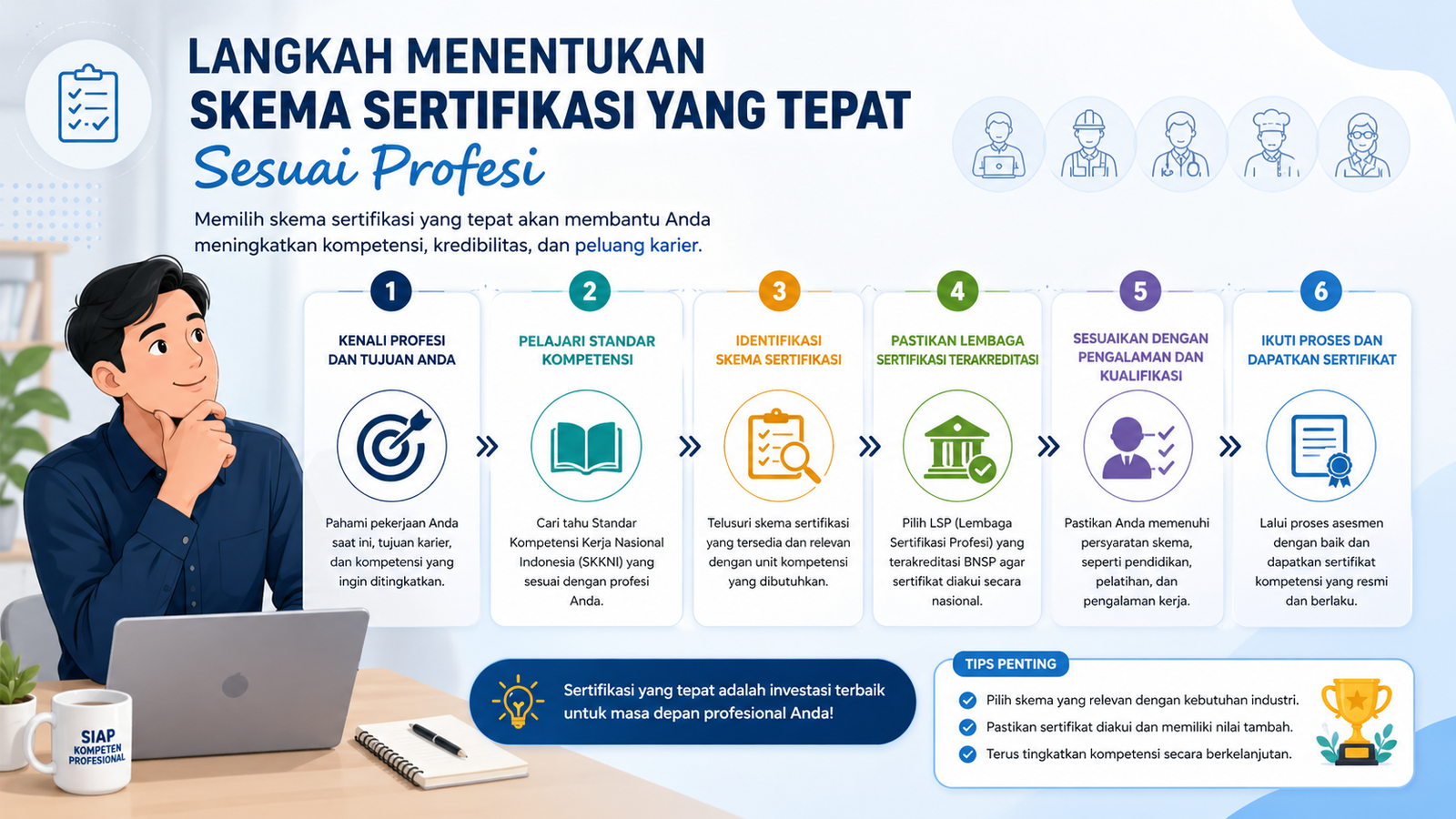 Langkah Menentukan Skema Sertifikasi yang Tepat Sesuai Profesi