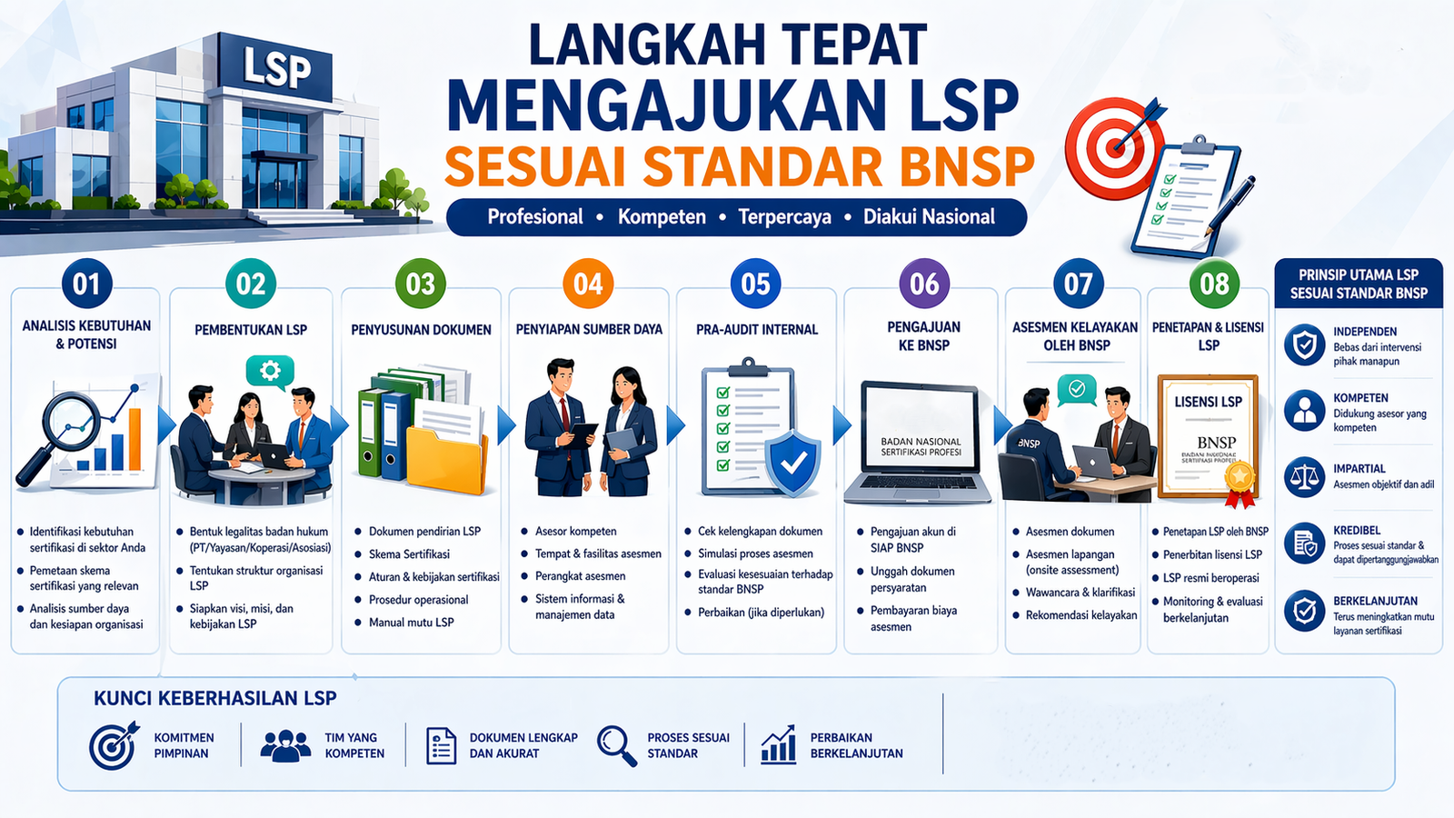 Langkah Tepat Mengajukan LSP Sesuai Standar BNSP