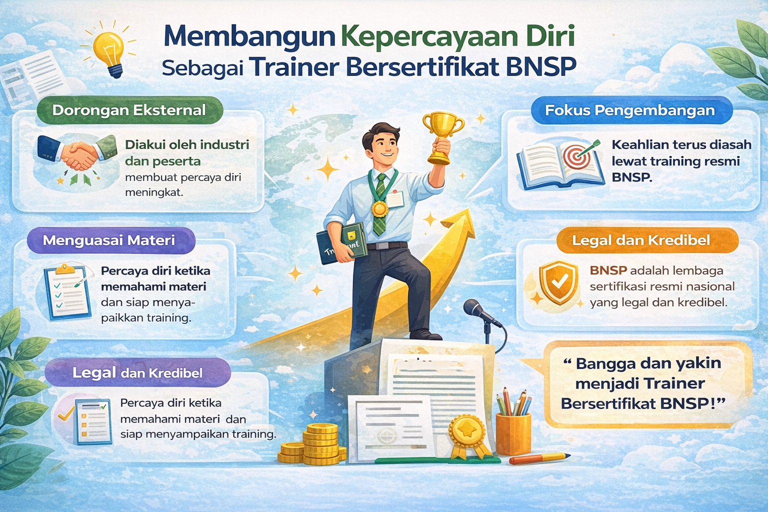 Membangun Kepercayaan Diri sebagai Trainer Bersertifikat BNSP