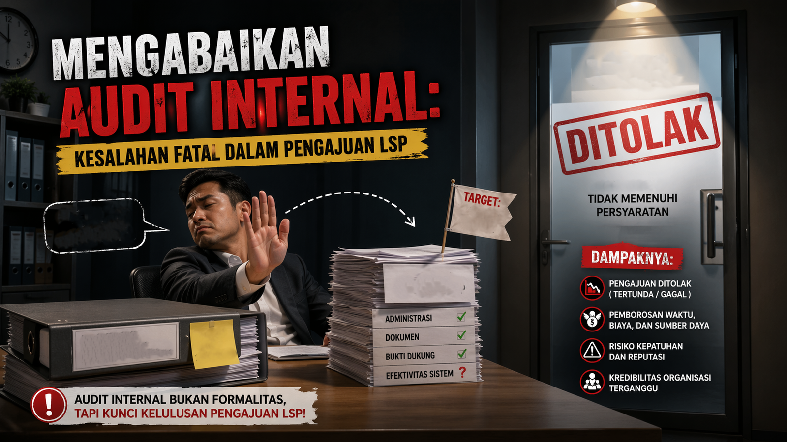 Mengabaikan Audit Internal: Kesalahan Fatal dalam Pengajuan LSP