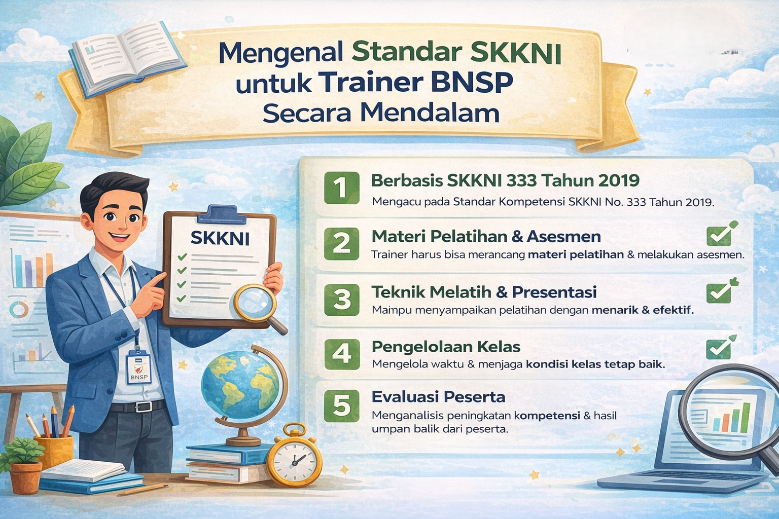 Mengenal Standar SKKNI untuk Trainer BNSP secara Mendalam