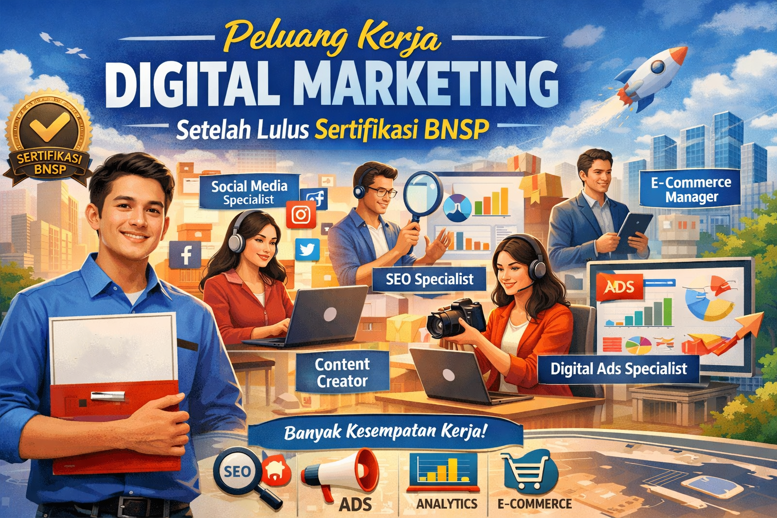 Peluang Kerja Digital Marketing Setelah Lulus Sertifikasi BNSP