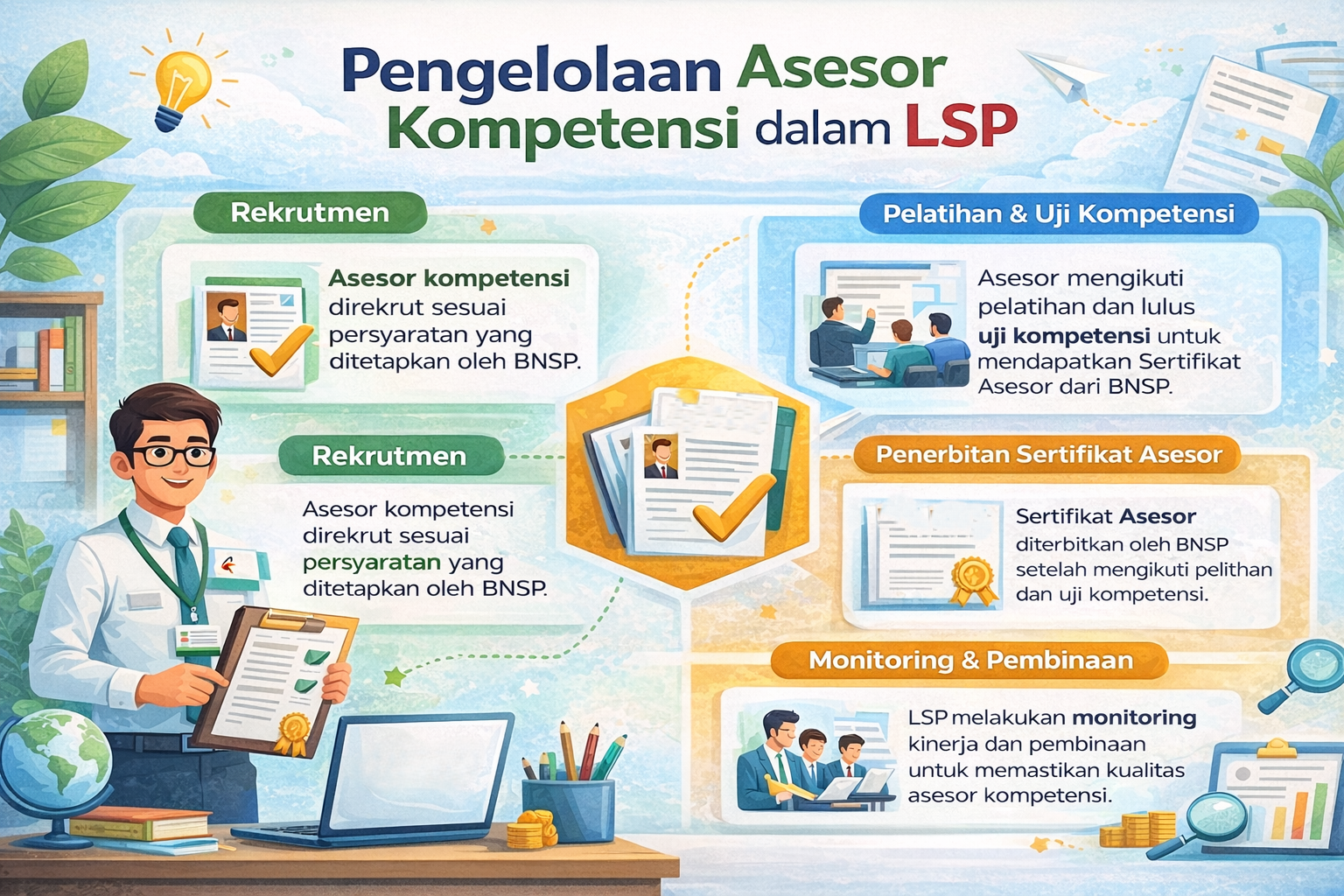 Pengelolaan Asesor Kompetensi dalam Lembaga Sertifikasi Profesi (LSP)