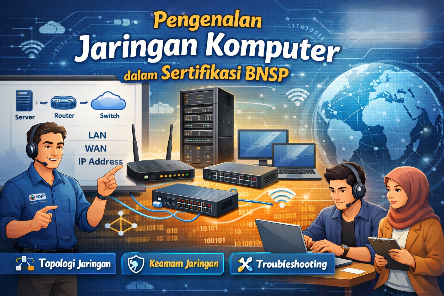 Pengenalan Jaringan Komputer dalam Sertifikasi BNSP
