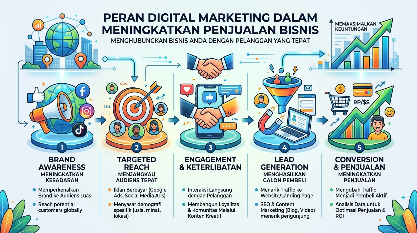 Peran Digital Marketing dalam Meningkatkan Penjualan Bisnis