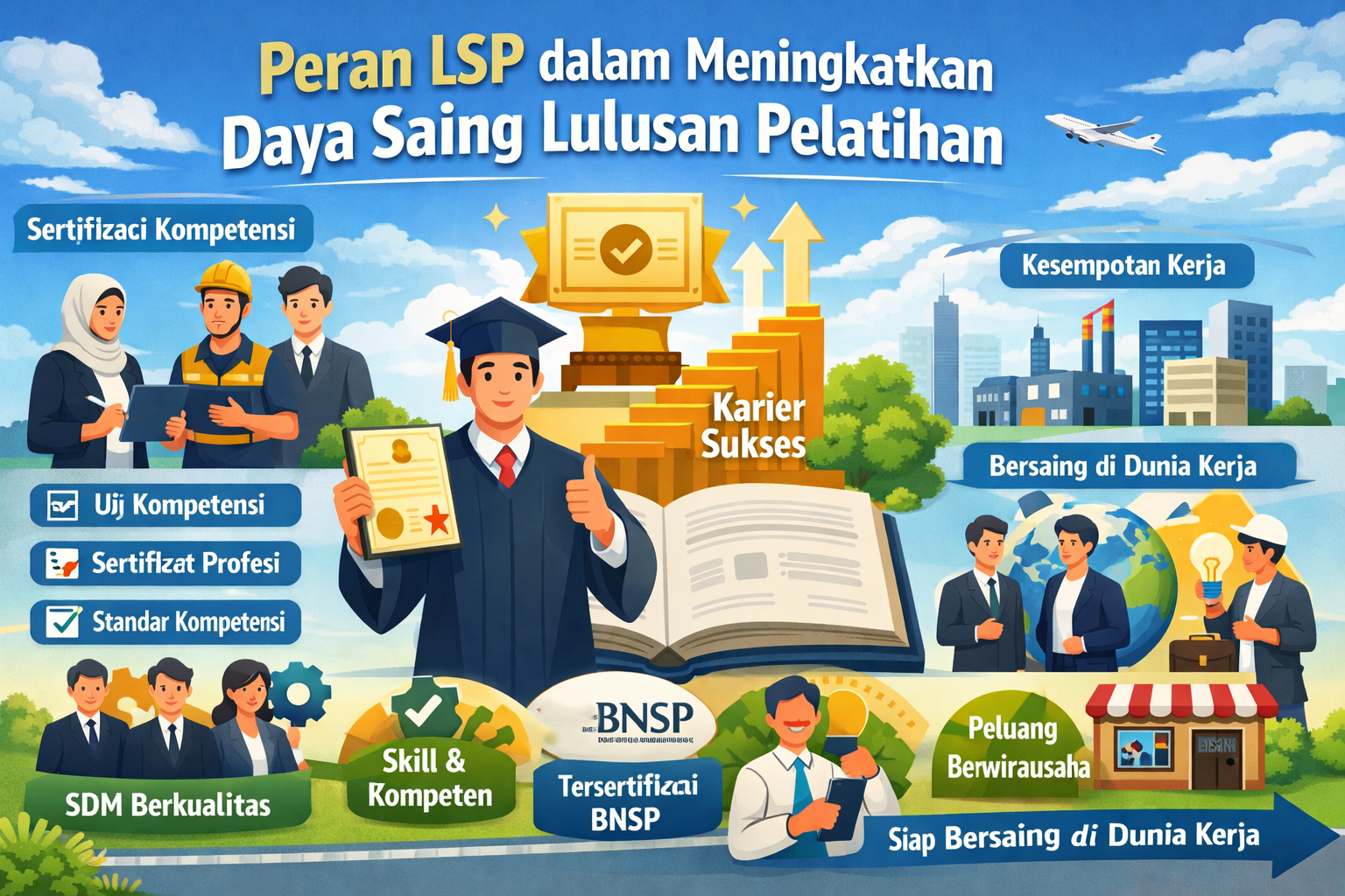 Peran LSP dalam Meningkatkan Daya Saing Lulusan Pelatihan