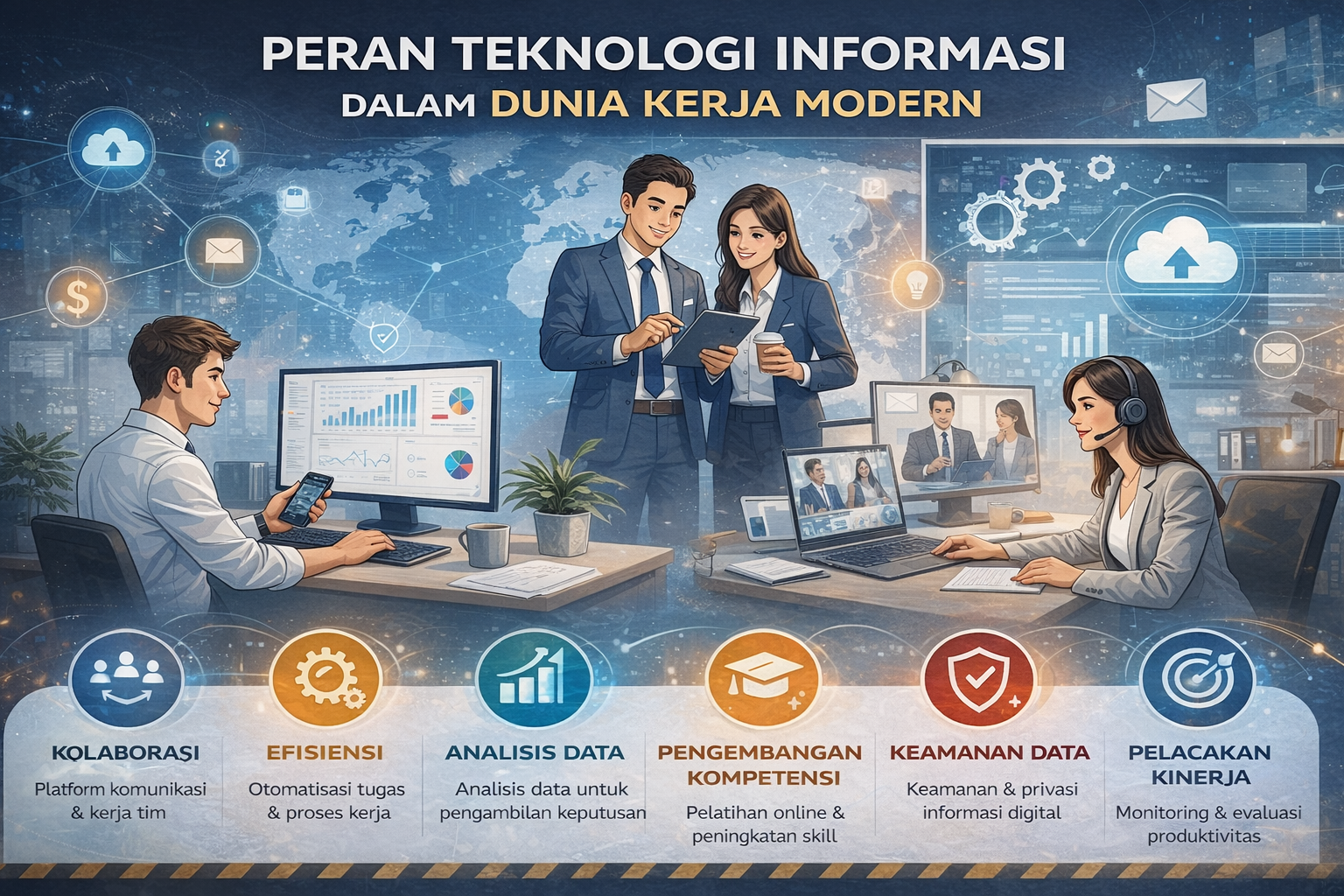 Peran Teknologi Informasi dalam Dunia Kerja Modern