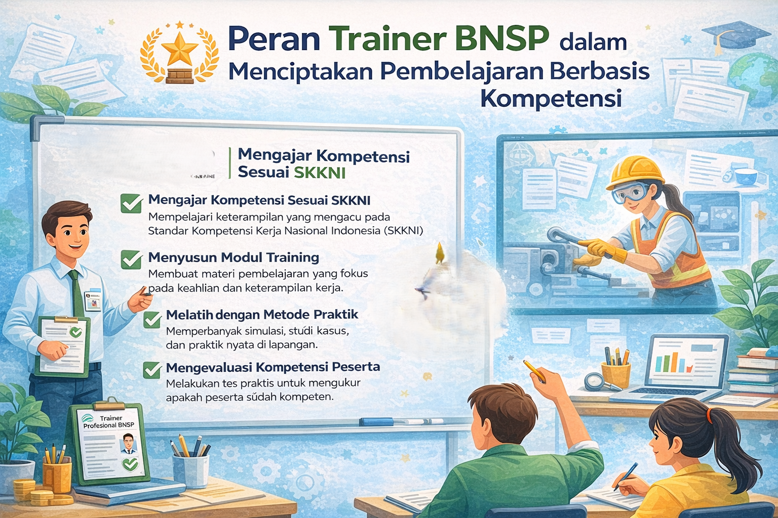 Peran Trainer BNSP dalam Menciptakan Pembelajaran Berbasis Kompetensi