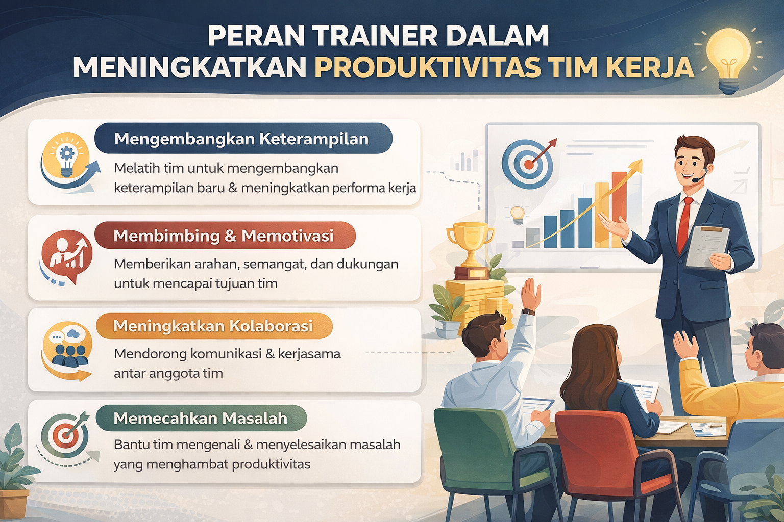 Peran Trainer Dalam Meningkatkan Produktivitas Tim Kerja