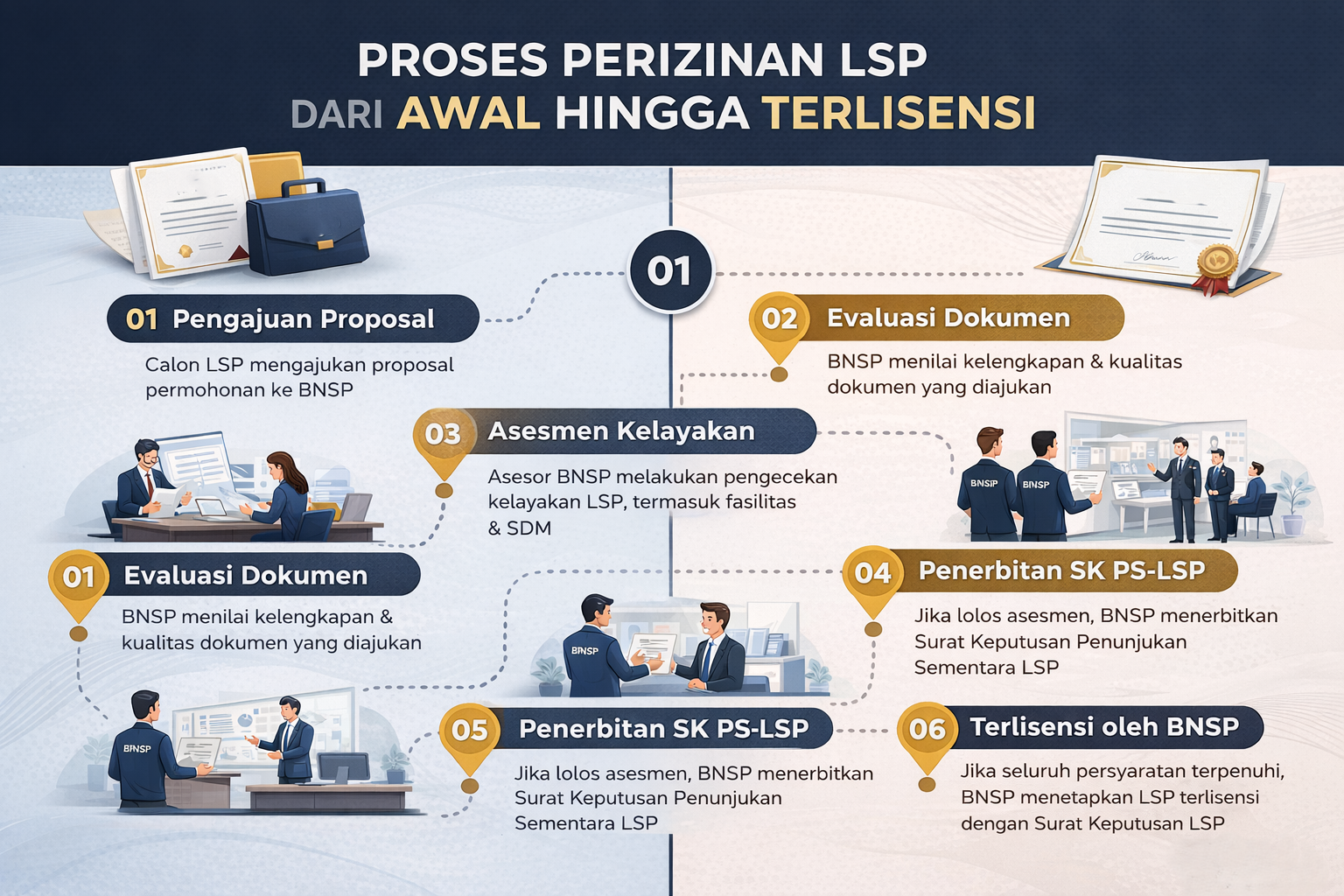 Proses Perizinan LSP dari Awal Hingga Terlisensi