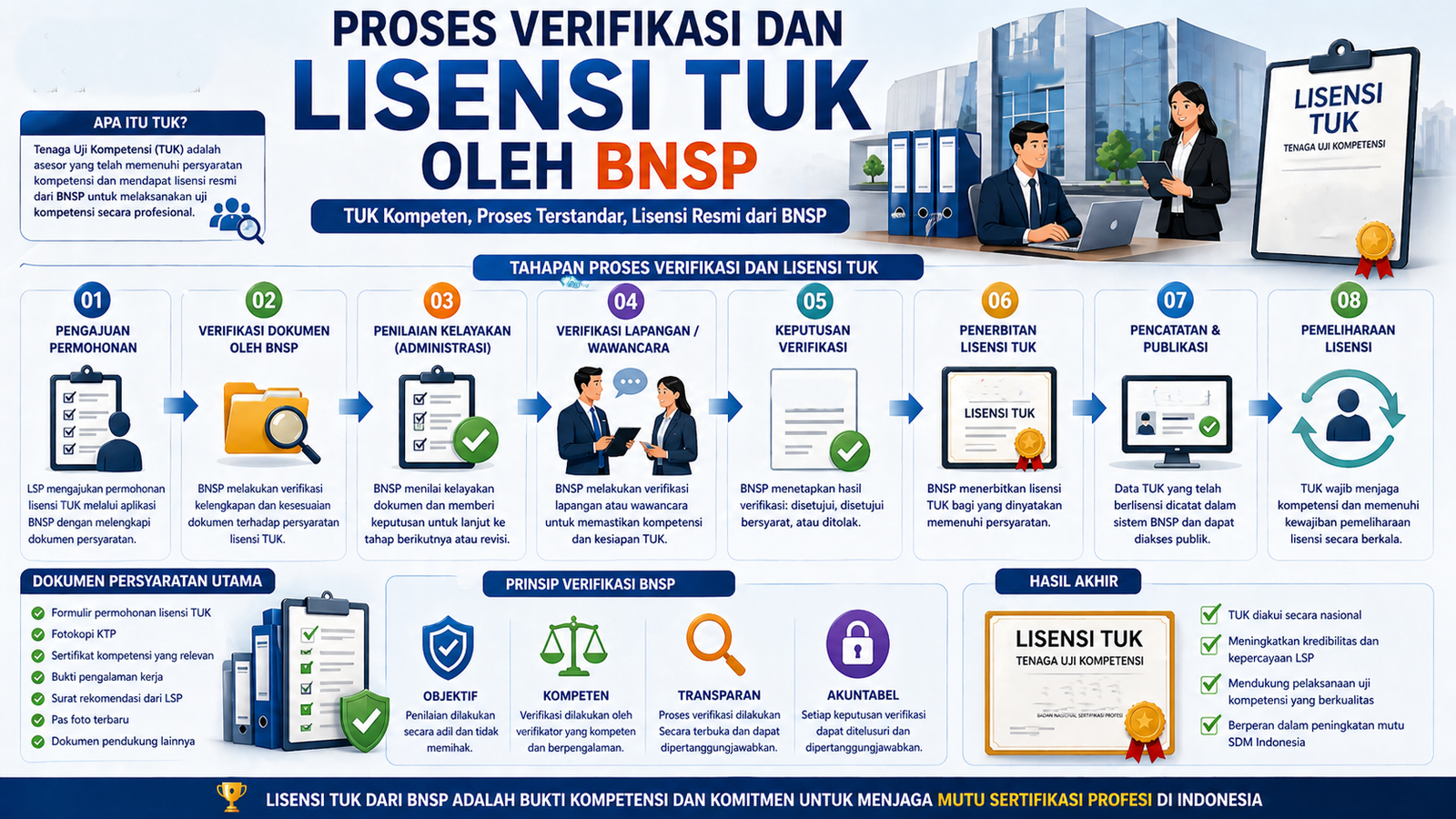 Proses Verifikasi dan Lisensi TUK oleh BNSP