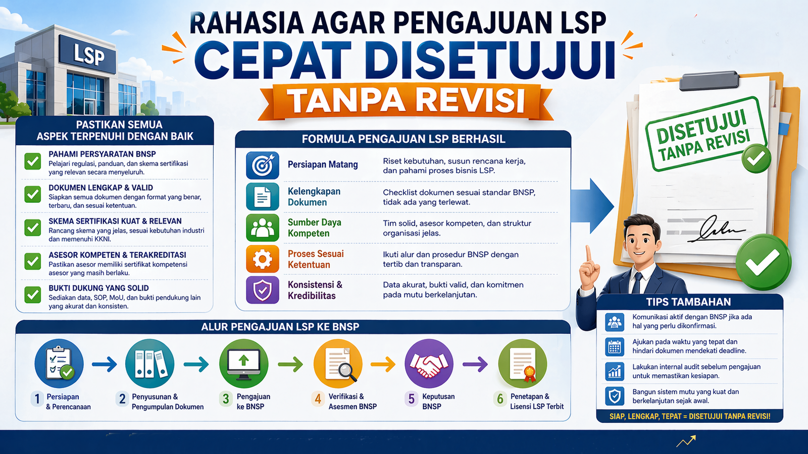 Rahasia Agar Pengajuan LSP Cepat Disetujui Tanpa Revis