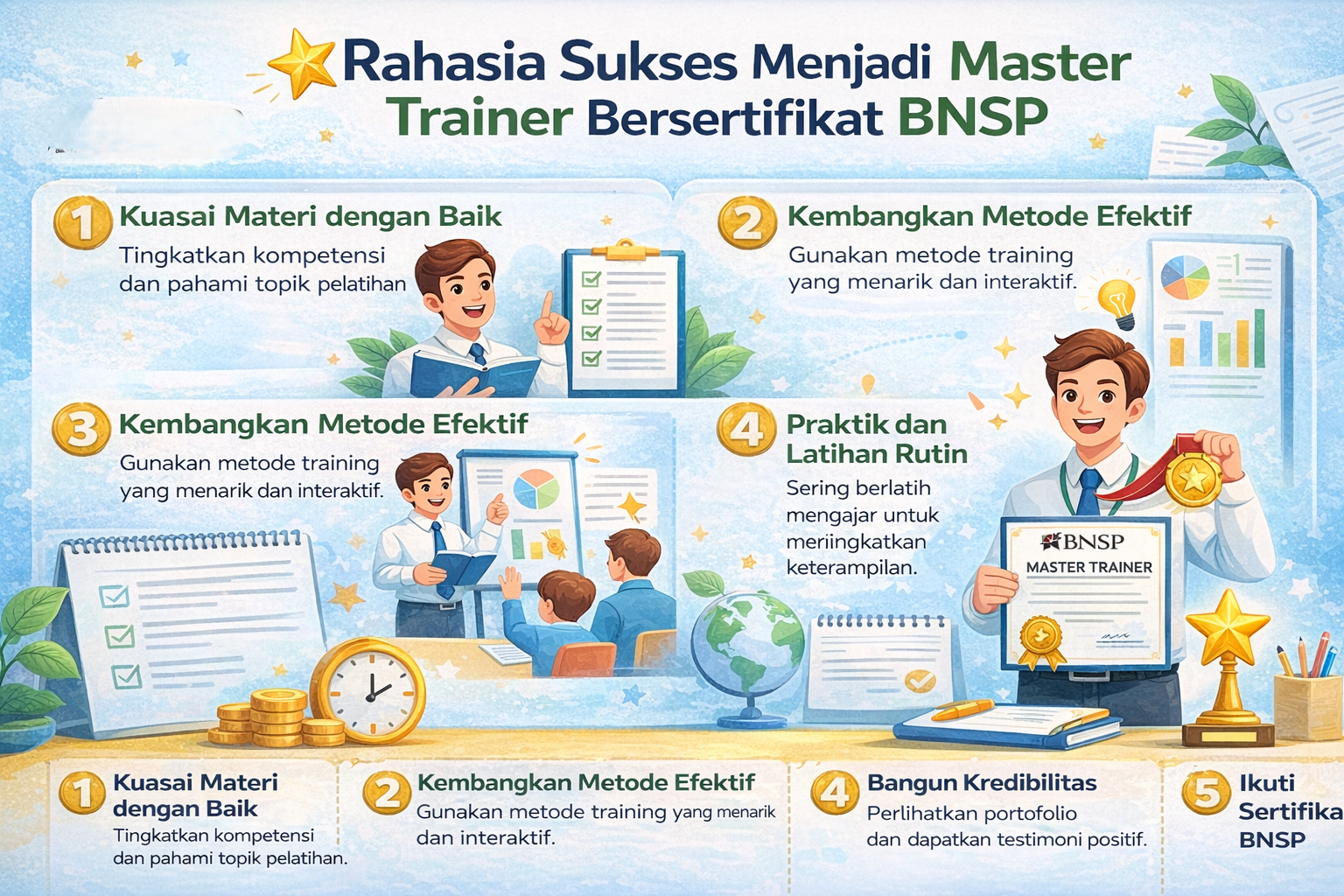 Rahasia Sukses Menjadi Master Trainer Bersertifikat BNSP