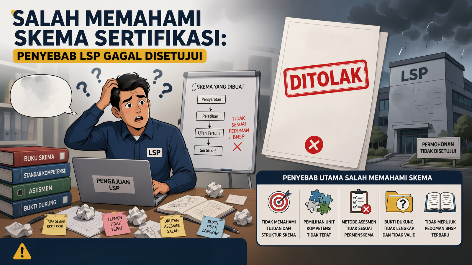 Salah Memahami Skema Sertifikasi Penyebab LSP Gagal Disetujui