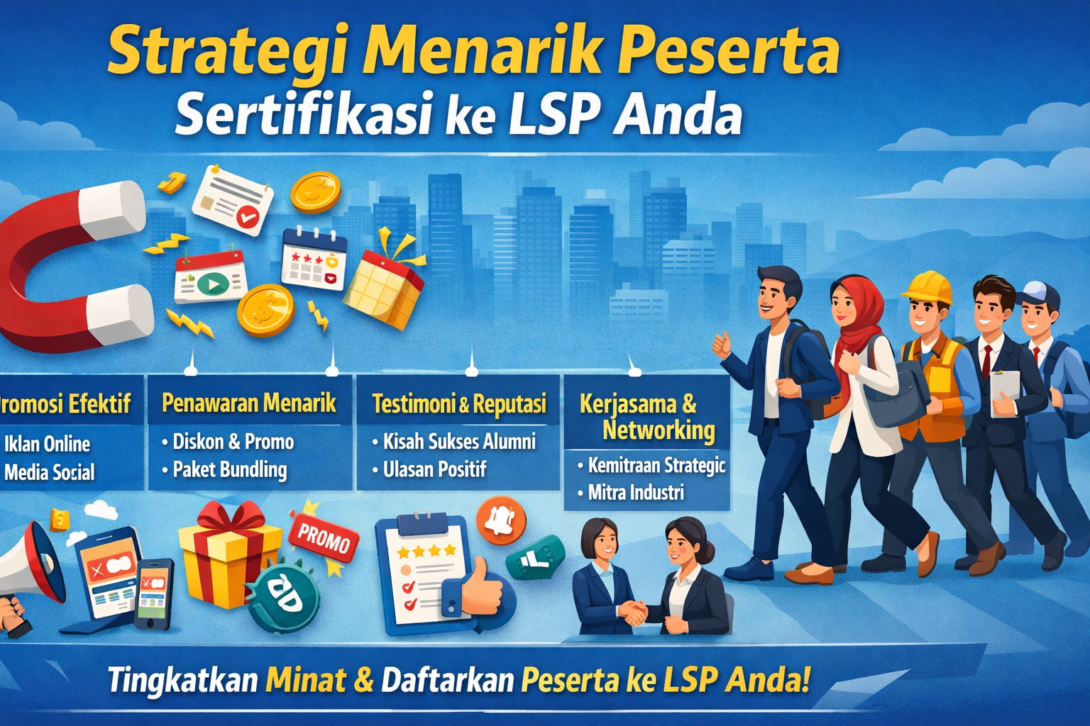 Strategi Menarik Peserta Sertifikasi ke LSP Anda