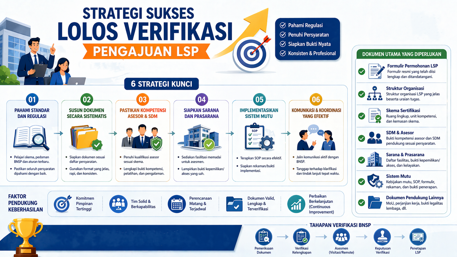 Strategi Sukses Lolos Verifikasi Pengajuan LSP