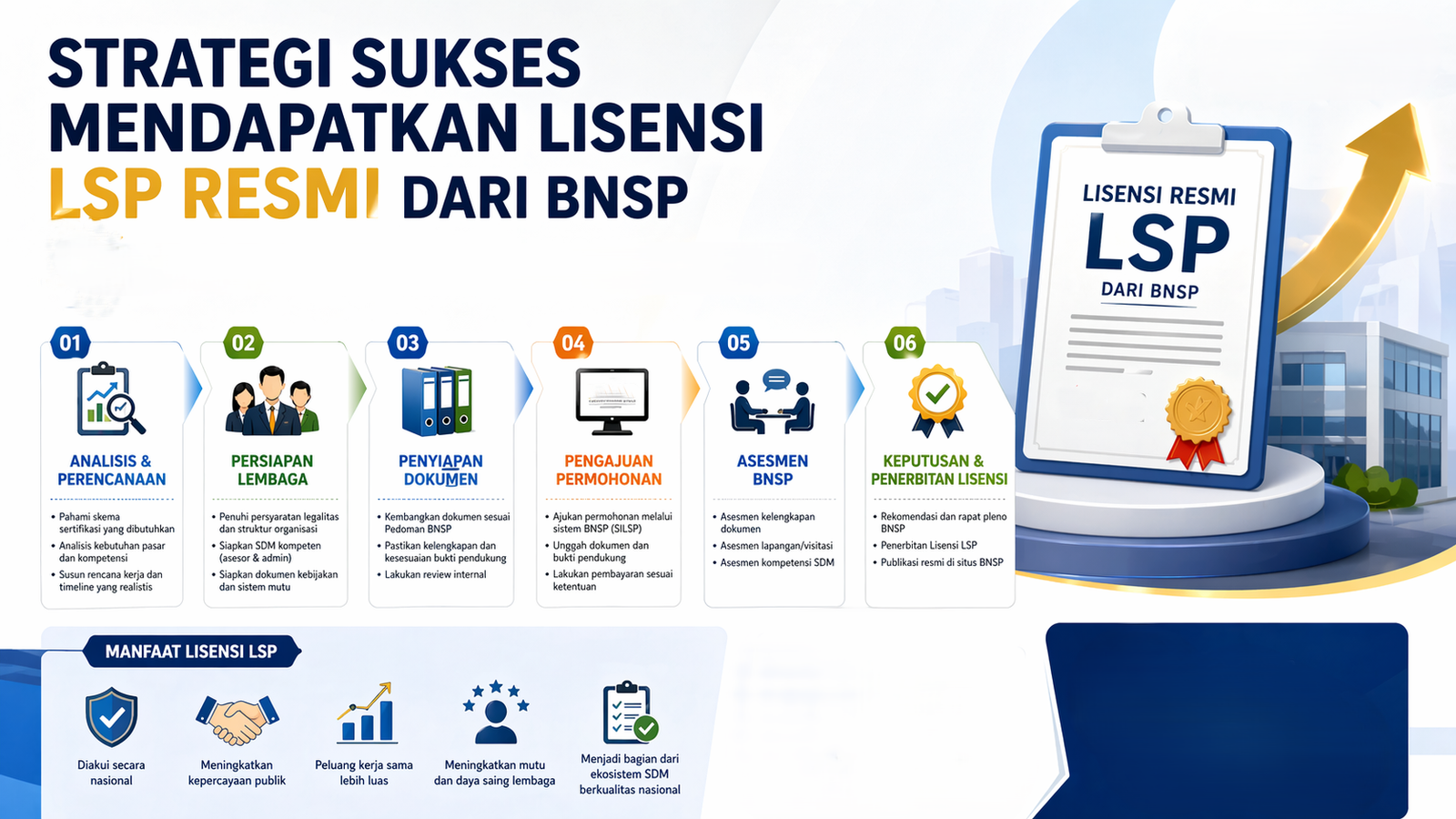 Strategi Sukses Mendapatkan Lisensi LSP Resmi dari BNSP