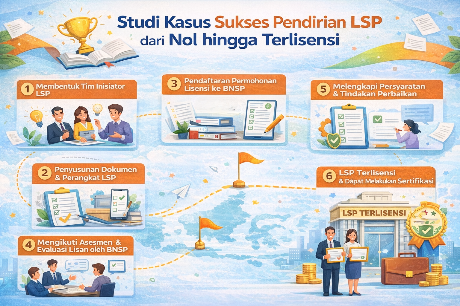 Studi Kasus Sukses Pendirian Lembaga Sertifikasi Profesi (LSP) dari Nol hingga Terlisensi