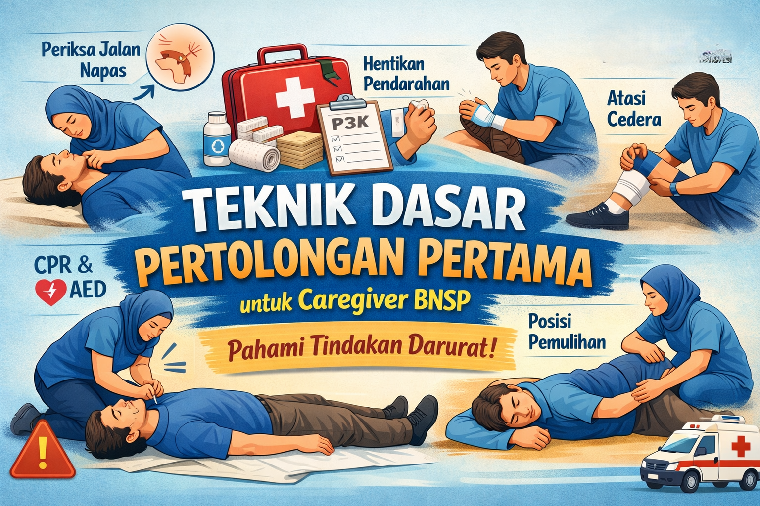 Teknik Dasar Pertolongan Pertama untuk Caregiver BNSP
