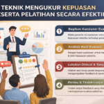 Teknik Mengukur Kepuasan Peserta Pelatihan Secara Efektif
