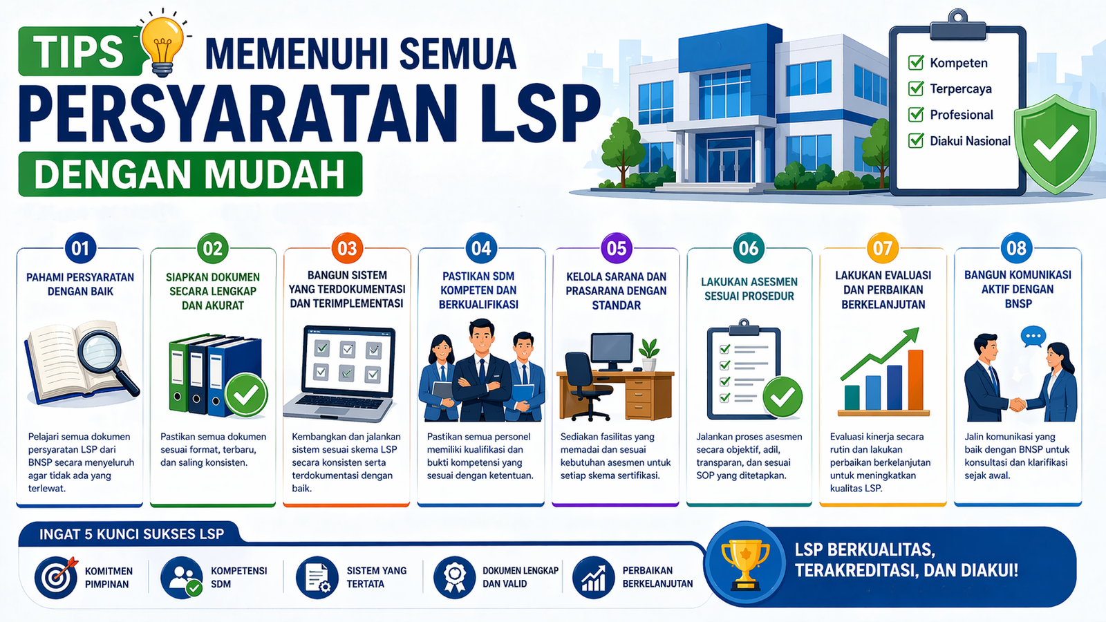Tips Memenuhi Semua Persyaratan LSP dengan Mudah