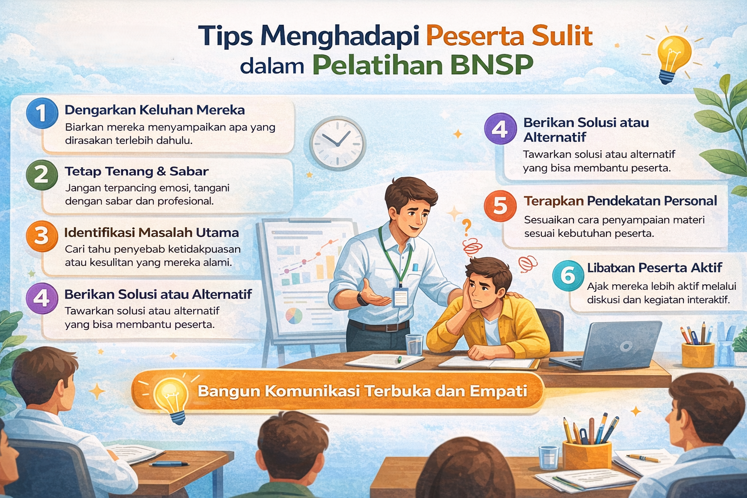 Tips Menghadapi Peserta Sulit dalam Pelatihan BNSP