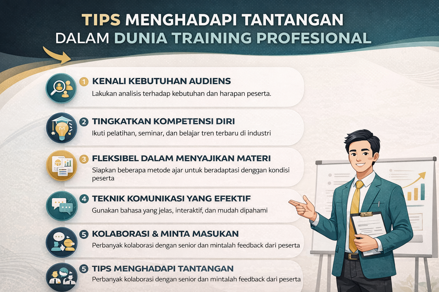 Tips Menghadapi Tantangan dalam Dunia Training Profesional