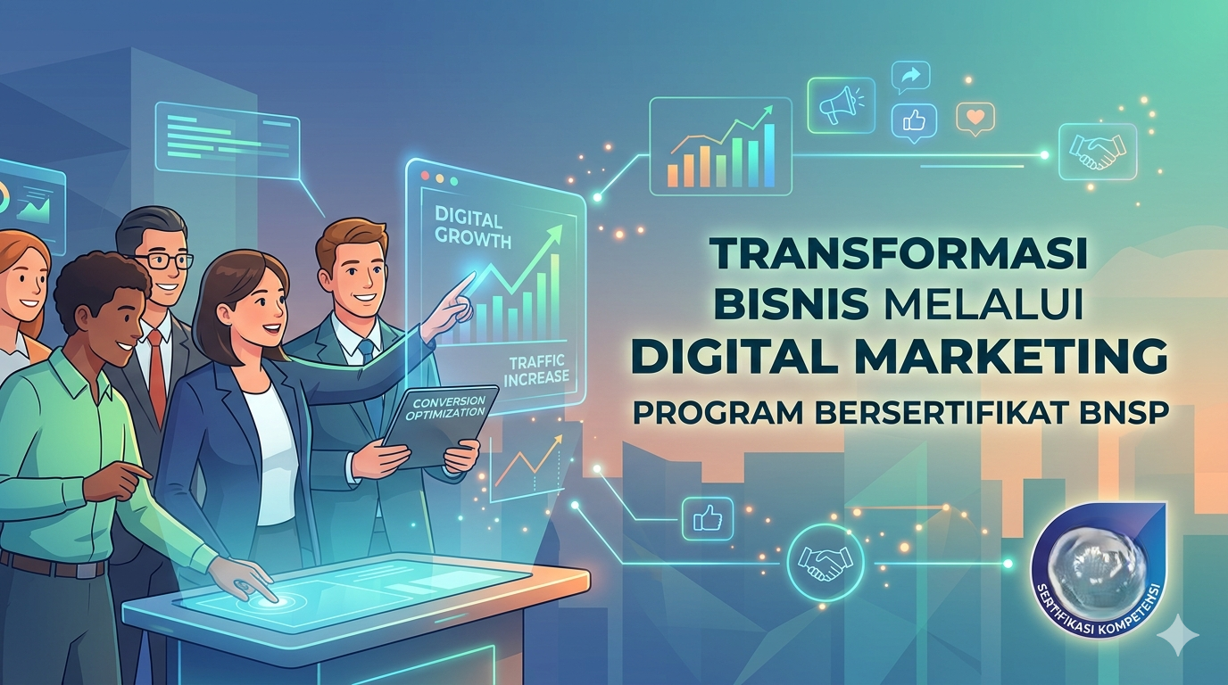 Transformasi Bisnis Melalui Digital Marketing Bersertifikat BNSP