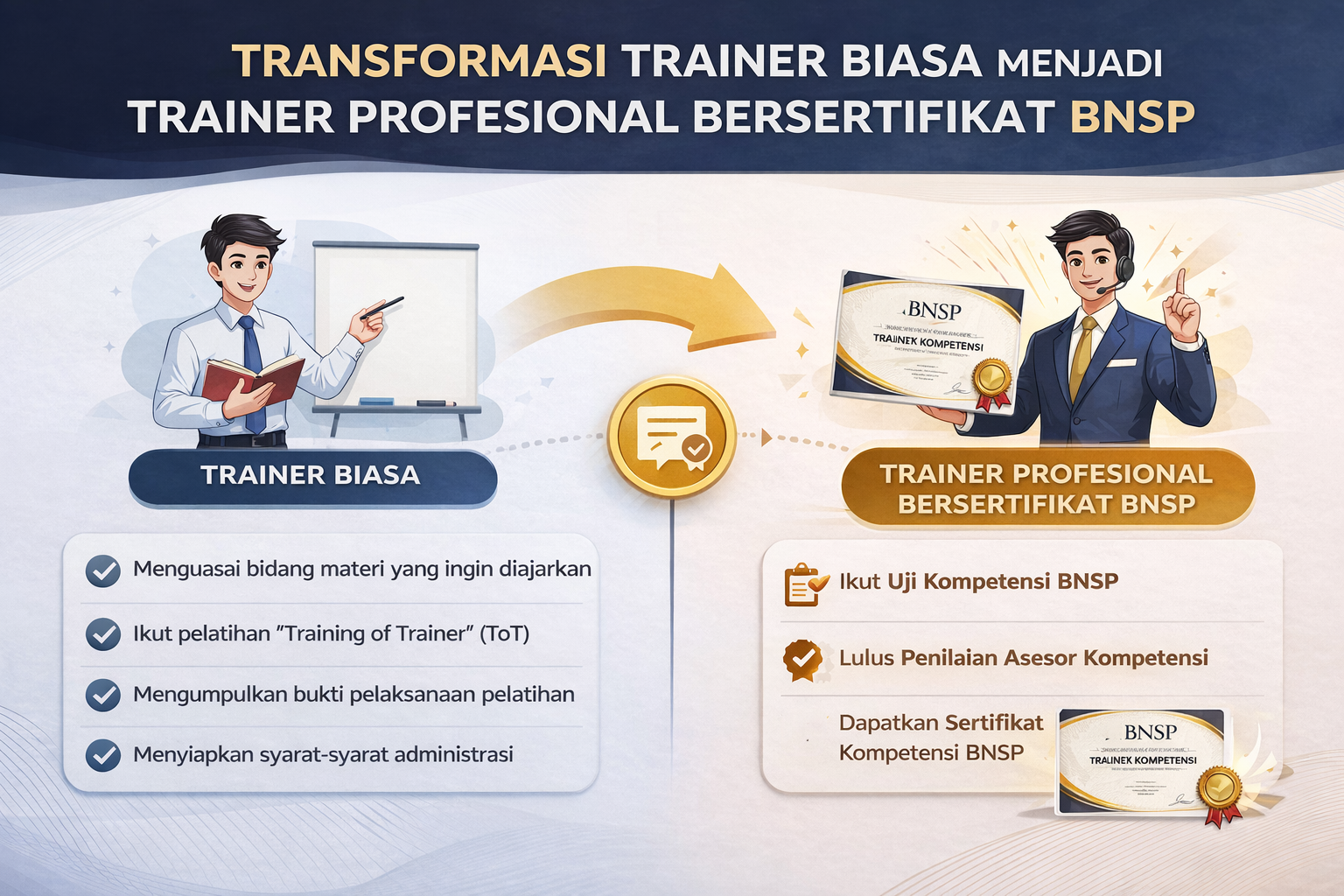 Transformasi Trainer Biasa Menjadi Trainer Profesional Bersertifikat BNSP