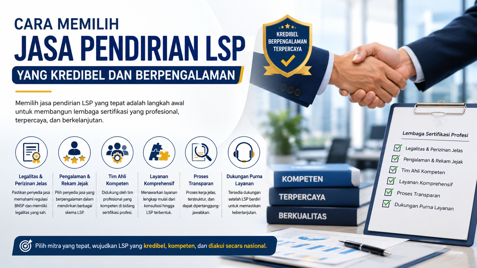 Cara Memilih Jasa Pendirian LSP yang Kredibel dan Berpengalaman