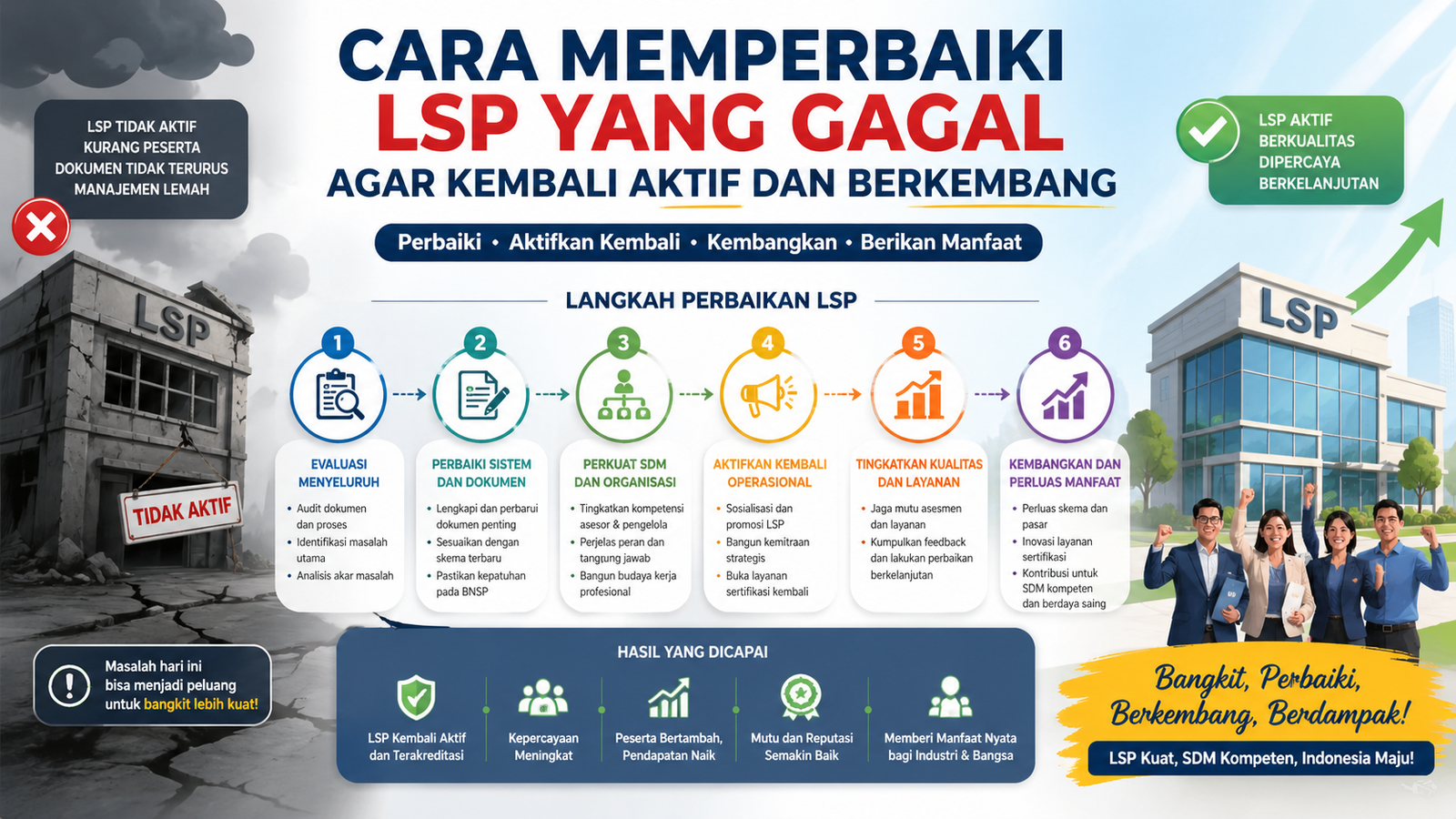 Cara Memperbaiki LSP yang Gagal agar Kembali Aktif dan Berkembang