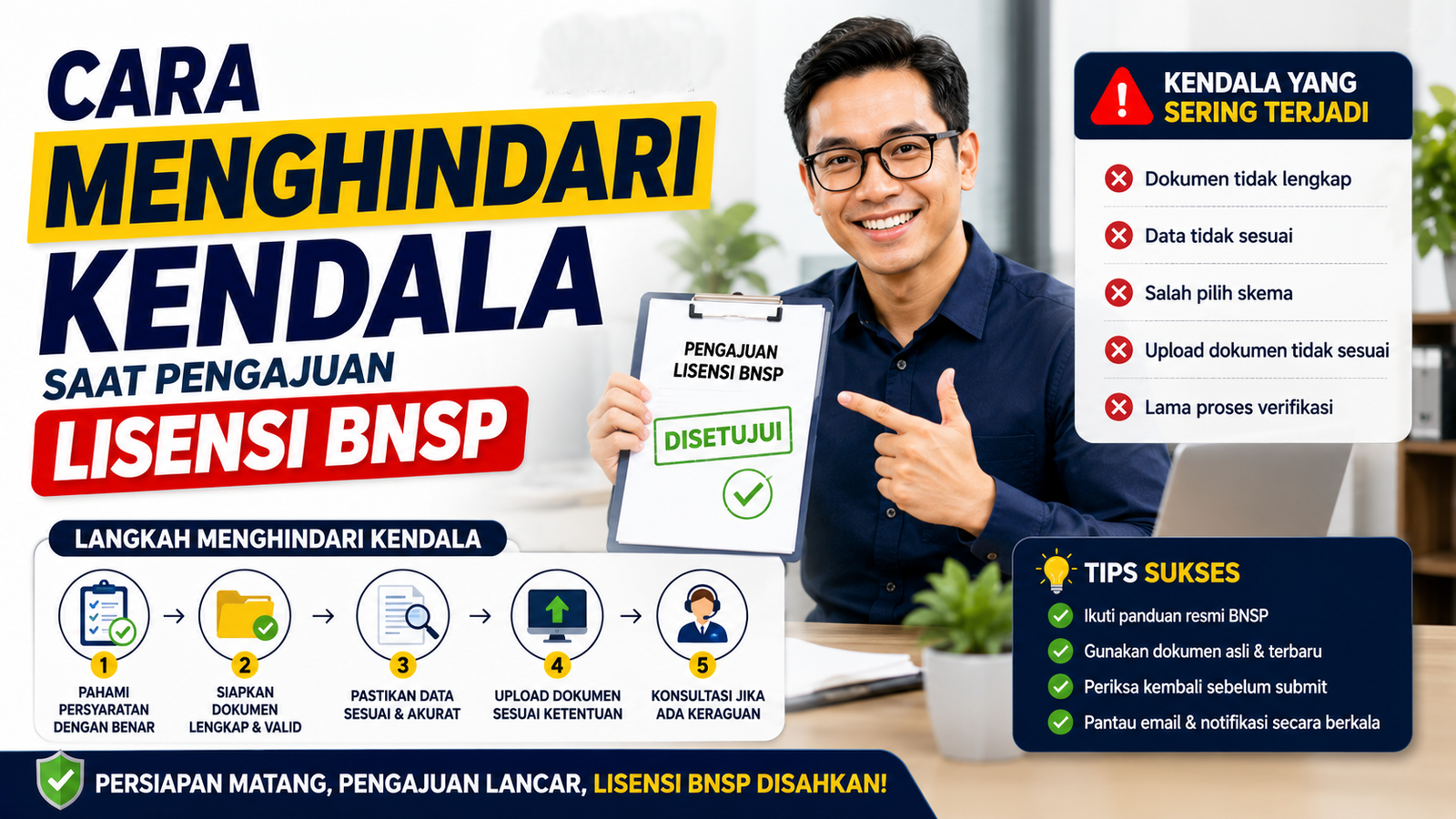 Cara Menghindari Kendala Saat Pengajuan Lisensi BNSP