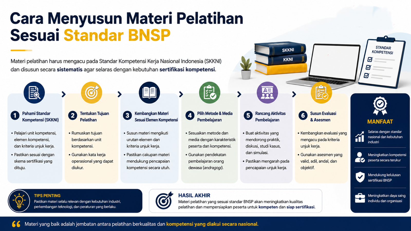 Cara Menyusun Materi Pelatihan Sesuai Standar BNSP