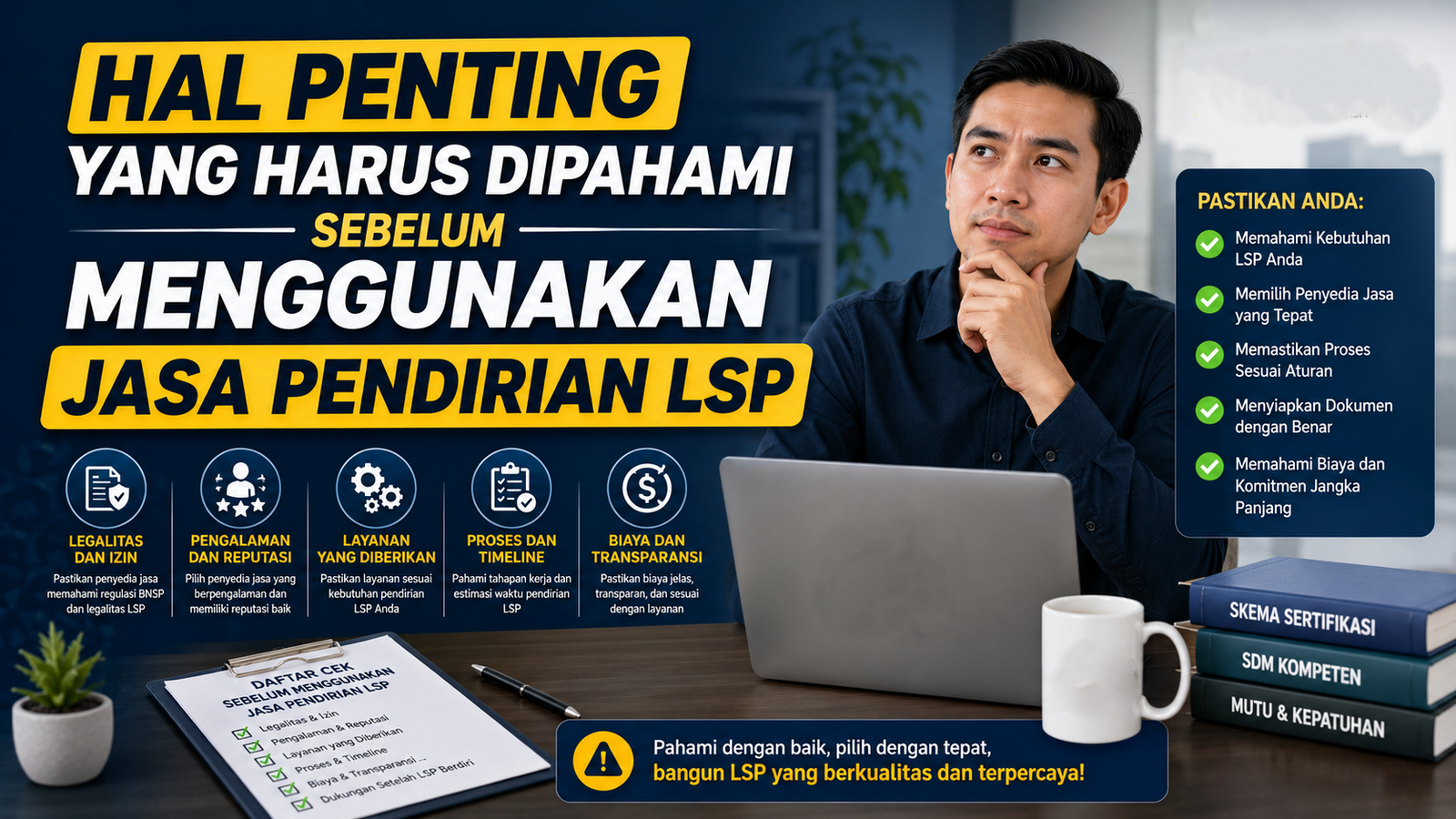 Hal Penting yang Harus Dipahami Sebelum Menggunakan Jasa Pendirian LSP