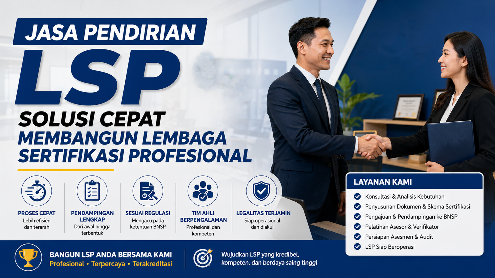Jasa Pendirian LSP Solusi Cepat Membangun Lembaga Sertifikasi Profesional